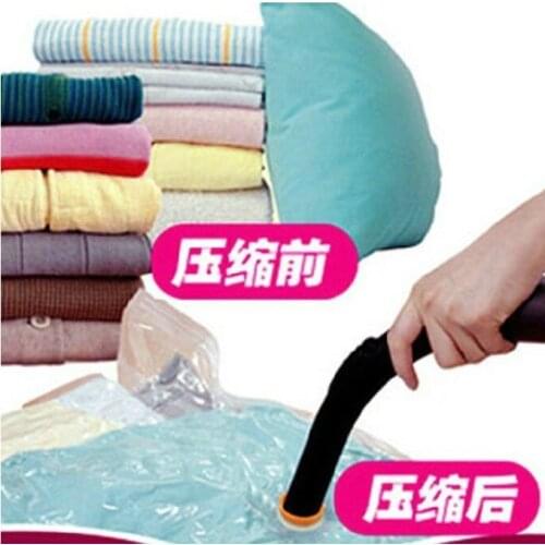 WholeSale 200pcs/lot Large vacuum compression bags pouch bags finishing quilts clothes dust pouch single loaded compression bags