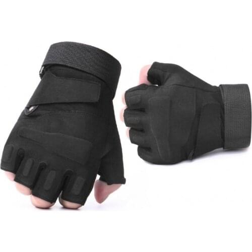 Tactical Hard Knuckle Half finger Gloves Mens Army Military Combat Hunting Shooting Airsoft Paintball Police Duty - Fingerless