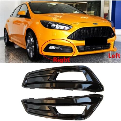 Car Fog Light Frame Grille Fit For Ford Focus 2015 2016 2017 2018 ST Only