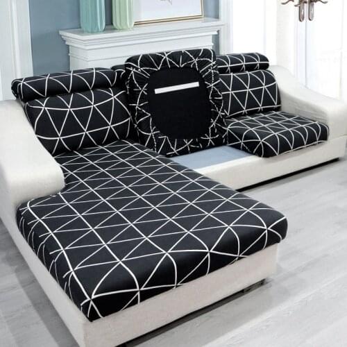 Enlarge Size Sofa Seat Cushion Cover For Living Room Elastic Spandex Dust Proof Slipcover For Funda Couch Mattress Chaise Lounge