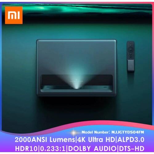 Xiaomi Mijia Laser Projector TV 4K 1S Ultra-Definition 2000ANSI Lumens WIFI Android HDR10 DTS DOLBY Audio Beamer Home Theater