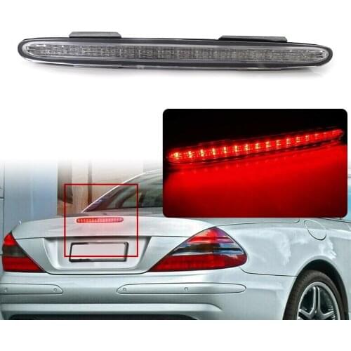 For Mercedes Benz R230 SL 2001-2012 Car Rear LED High Positioned Mounted Additional Third Brake Light Stop Lamp Tail Light