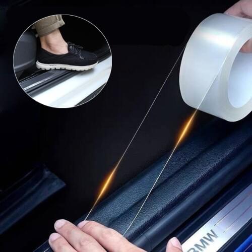 Car Interior Protector Film Door Edge Protective Tape Stickers For Audi A3 A4 A5 A6 A7 A8 B6 B7 B8 C5 C6 TT Q3 Q5 Q7 S3 S4