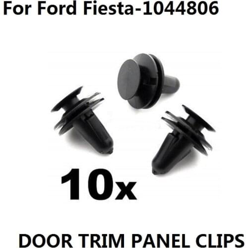 X10 Door Card & Interior Panel Trim Clips Plastic 8mm Hole some For Ford Fiesta, Puma & Fusion 1044806 New