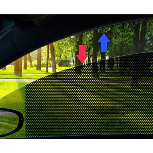 2 Pcs Car Side Window Sun Shade UV Protection Curtain Summer Mesh Auto Window Sun Visor Shield Sunshade Protector Film