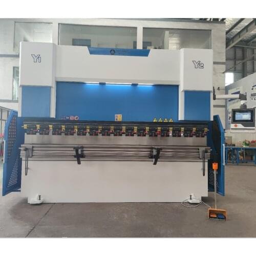 3 + 1 axis CNC sheet metal press brake, press Machine hydraulic bending Machine, DA53T system with back stopper high Precision