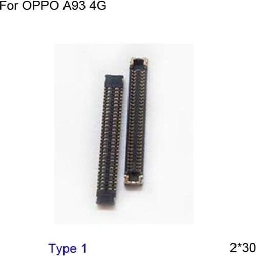 5PCS For OPPO A93 4G FPC connector For OPPO A 93 4G LCD display screen on motherboard mainboard On flex cable
