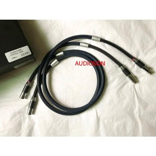 Hi-End-Furutech Lineflux XLR Interconnect Audio Cables with carbon fiber Rhodium plated