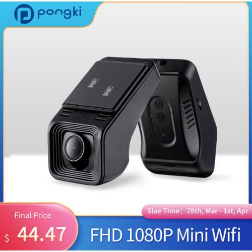Pongki Mini5 3K 1600P Ultra Wide-Angle Dash Camera HD Night Vision Car Camera Recorder GPS Wifi APP 24H Parking Monitor Car DVR