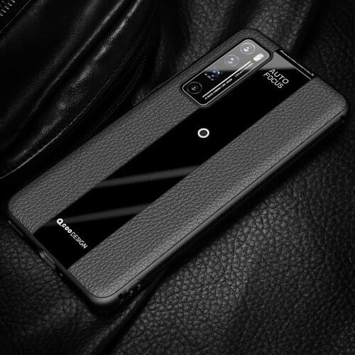 Nova 7SE Luxury Carbon Fiber Silicone Phone Case For Huawei Nova 7 Pro Ultra-thin Non-slip Protection Cover Coque For Nova 7 SE