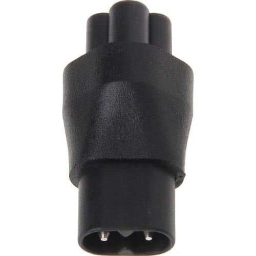 IEC 320 C5 3-Pin Female To C8 2-Pin Male Plug Converter Power Supply Adapter