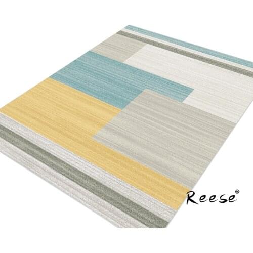 Nordic Carpet Rug For Living Room Modern Printing 3d Geometric Floor Rug Non-slip Antifouling Carpet For Parlor Factory Supply