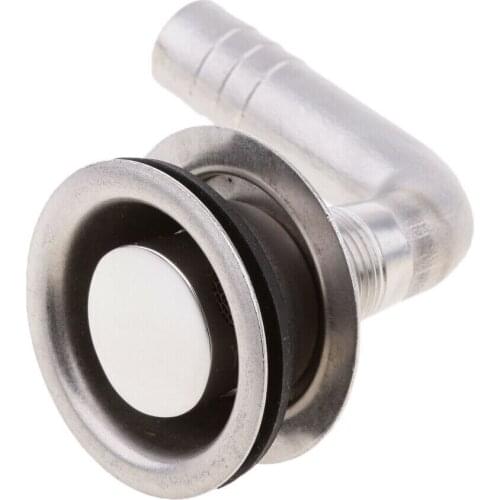 Boat 316 Stainless Steel accessories Marine 5/8" Hose Gas Tank Vent Flush Mount 90 degree
