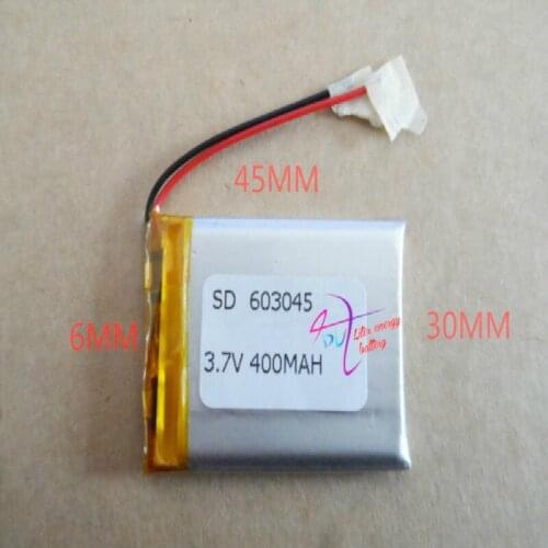 Best battery brand 3.7V polymer battery series 603045 400mAH custom group battery pack