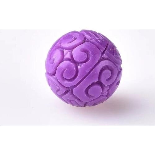 Natural Crystal Sculpture Stone purple lepidolite Keystone Beads for Pendants DIY Necklaces