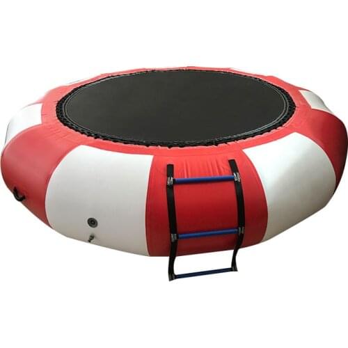 Popular Inflatable Floating Water Jumping Bed Sea Park Pvc Inflatable Trampoline
