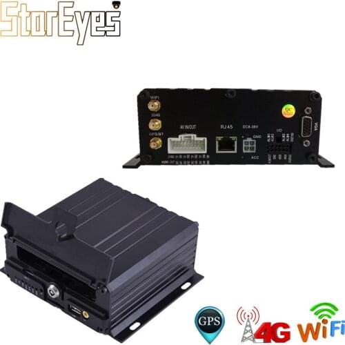Trailer Truck Taxi Vehicle Car School Bus AHD 720P HDD SD Card 4ch Mobile DVR with GPS 3G 4G WIFI