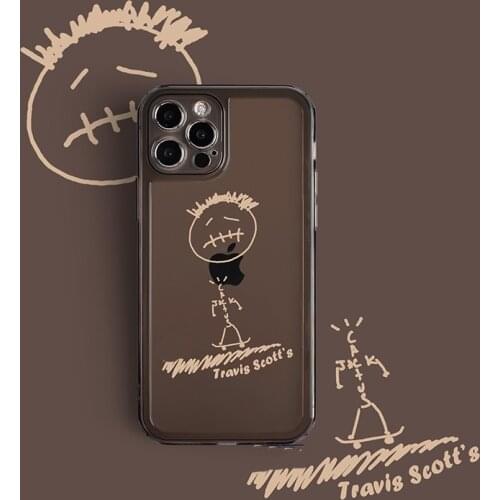 Hot Street Travis scot Basketball Transparent Soft silicon Phone Case For apple iPhone 12 Pro 11 Pro Max 7 8 Plus X XS XR cover