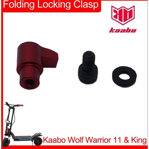 Folding Locking Clasp Lock Screw for Kaabo Wolf Warrior II King 11inch Electric Scooter
