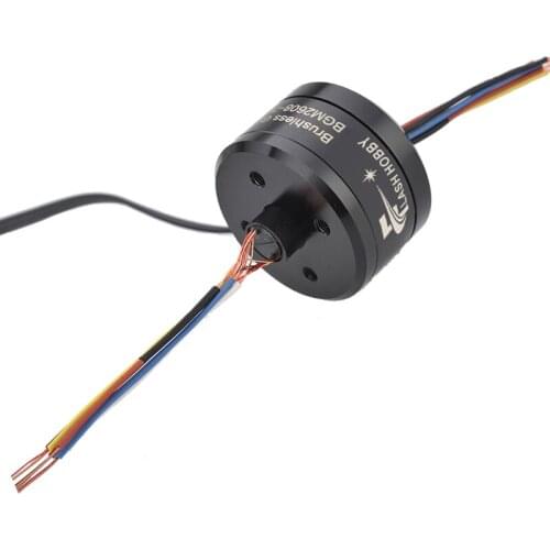 1pc Flash hobby 12N14P 2608-70T Brushless Gimbal Motor With Slip Ring BGM2608 8.5mm Hollow Shaft GoPro Camera Motors