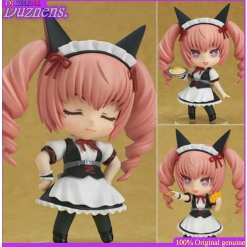 100% Original genuine Steins;Gate FARIS NYAN-NYAN Q version figma PVC Action Figure Anime Figure Model Toys Figure Doll Gift