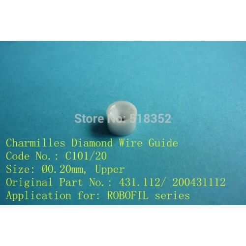 Charmilles 431.112/ 200431112 C101 D=0.20mm Diamond Wire Guide with Ceramic Housing for WEDM-LS Machine Parts