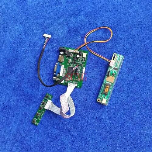 Fit TX34D62VC1CAC/UB133X01 display DIY Kit1024*768 LVDS 20 Pin LCD monitor controller driver board 1CCFL HDMI-compatible AV VGA