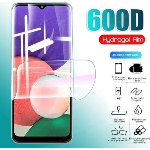 600D Hydrogel Film on the for Samsung Galaxy A22 Screen Protector For Samsung A225F A226B A12 A02 A02s Protective Film Not Glass