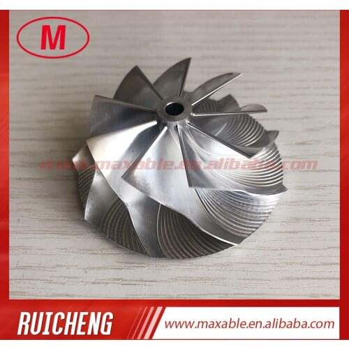 K04 9+0 blades 46.39/60.00mm 5306-123-2014 upgrade aluminum 2618/milling/billet compressor wheel for 5304-970-0064 upgrade