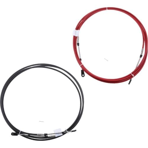 Marine, Boat, Sailing Outboard Engine Throttle Control Cable fit for YAMAHA Outboard - Black+Red