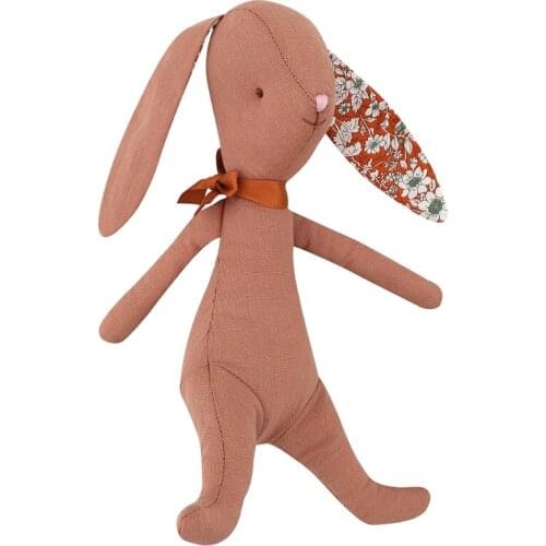 Bunny Plush Cute Animal Solid Baby Toy Party Birthday Kids Gifts Rabbit Sleeping Comfort Soft Stuffed Doll Toy