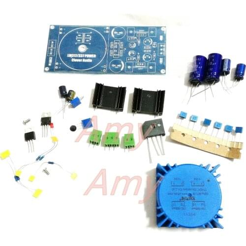 LM317/LM337 transformer output adjustable regulator circuit package can be installed Talema sealed ring cattle kit