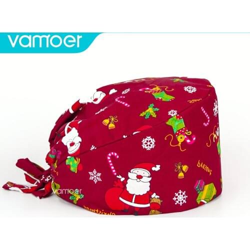 Nurse uniform cap New Cotton Pet Hospital Doctor Work Hats Operating Room Medical Sweat-absorbent Surgical Hats Nursing Caps