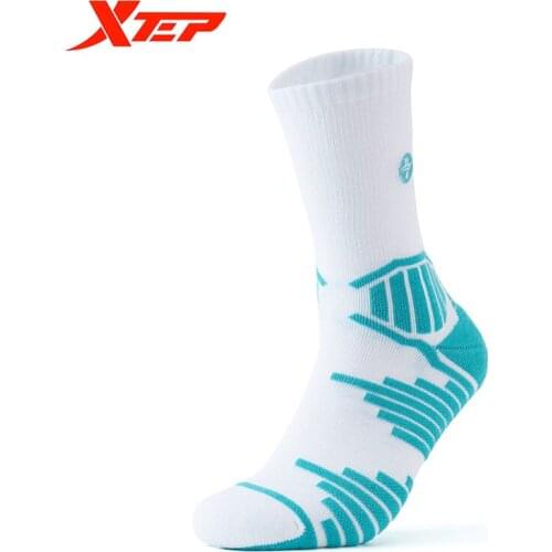Xtep 2021 Mens Sports Socks Spring Summer High Quality Fashion Popular Long Socks Outdoor Sport Socks 879339560041