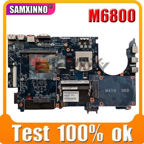 Original laptop Motherboard For DELL Precision M6800 CN-0XWC1M 0XWC1M LA-9781P SR17D Mainboard