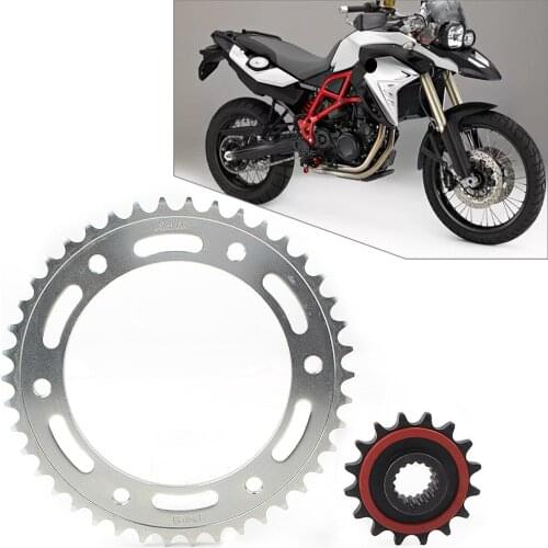 Front 16T & Rear Motor Engine Chain Drive Sprocket 42T For BMW F800GS 2008 2009 2010 2011 2012 2013 2014 2015 2016 2017 2018