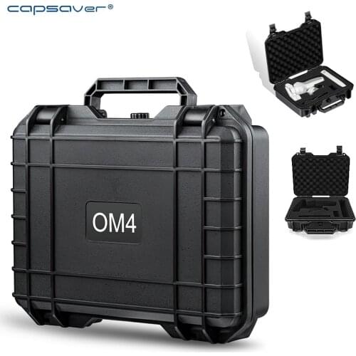 Capsaver Handheld Gimbal Storage Bag Portable ABS Stabilizer Handbag Waterproof Wear-resistant Support DJI OM4 OSMO Mobile 3