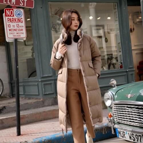 Qinxuan&Zijie Women's Straight Down Jackets