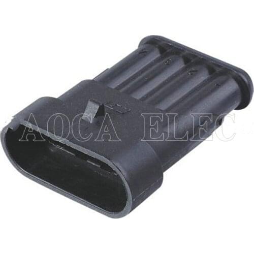 AMP 282106-1 4P female cable connector rubber male connector terminal DJ7041Y-1.8-11