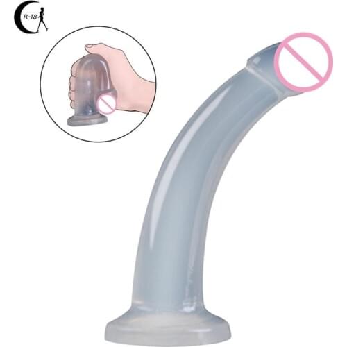 Erotic Jelly Dildo Realistic Adult Toys Soft Strapon Artificial Penis Suction Cup Large Dildo Bullet Vibrator Sex Toys for Woman