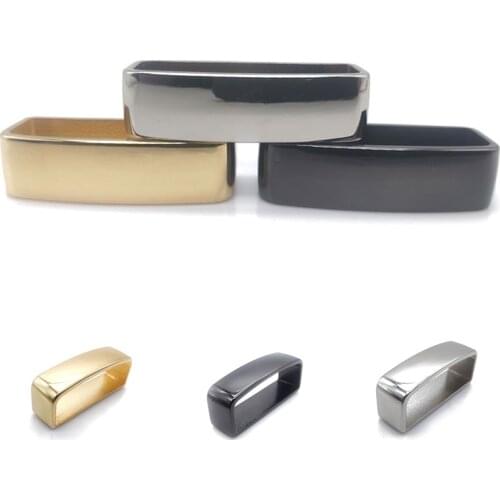 Solid Belt Strap Metal Brass Belt Keeper D Shape Belt Strap Loop Ring Buckle Parts for Leather Craft Bag Strap Belt 40 mm Hot