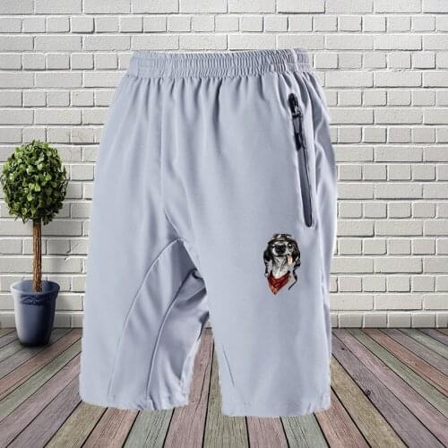 Fashion Shorts Men Summer Bermuda Breathable Casual Shorts Dog Zipper Graphic Male Comfortable Oversize Brand Sport Boardshorts