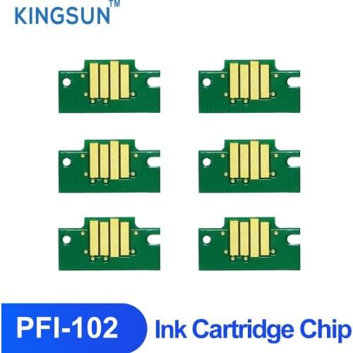 PFI-102 PFI102 Compatible Ink Cartridge Chip For Canon iPF500 iPF510 iPF600 iPF605 iPF610 iPF700 iPF710 iPF720 Printer
