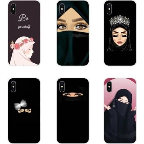 Oriental WomanInFace Muslim Islamic Gril Eyes For Samsung A10 A30 A40 A50 A60 A70 M30 Galaxy Note 2 3 4 5 8 9 10 PLUS Phone Case