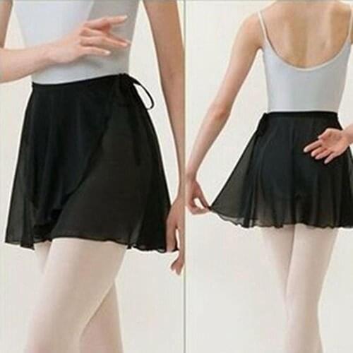 Girls Skirt Dance Skirt Girls Chiffon Cute Layered Ballet Skirt Skate Wrap Scarf Dance Wear Dress