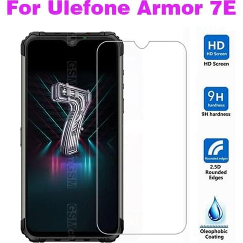 10PCS/Lot Tempered Glass For Ulefone Armor 7E 9H High Quality Protective Film Screen Protector For Ulefone Armor 7 E 6.3