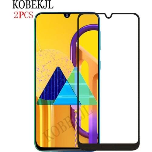 For Samsung M30S Glass Screen Protector For Samsung Galaxy M30S SM-M307F M307 M307F Tempered Glass Full Cover Protective Film 9H
