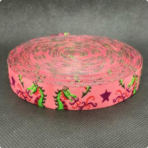Zakka handmade accessories Cartoon ribbon with dragon Woven Jacquard Ribbon width 5/8" 1.6 CM 10yards/lot KT2015041825