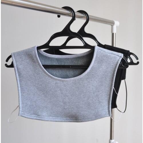 Women Solid Color Warm Fake Collar Fashion Apparel Detachable Shirt Half Shirt Decoration Fake Collar