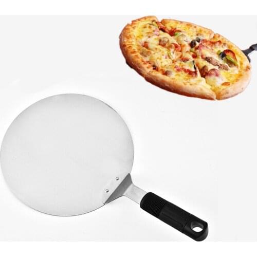 1pcs Multifunction Stainless Steel Pizza Shovel With Plastic Handle Baking Tools Kitchen Cake Knife Pancake Shovel Cookware
